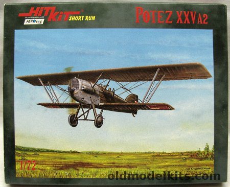 Hit Kit 1/72 Potez XXV A2 with Decals for 10 Aircraft, SWW2822 plastic model kit